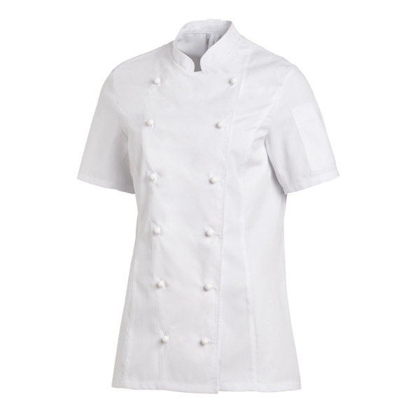 Da.Kochjacke 1/2 Arm Modell 08/2519 weiss Gr. 54