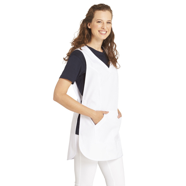 Überwurfschürze Modell 08/641 weiss Gr. II