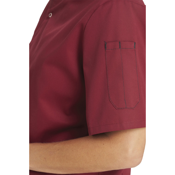 Kochjacke 1/2 Arm Modell 12/2542 bordeaux Gr. 64