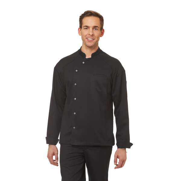 Kochjacke 1/1 Arm Modell 12/2753 schwarz Gr. 64