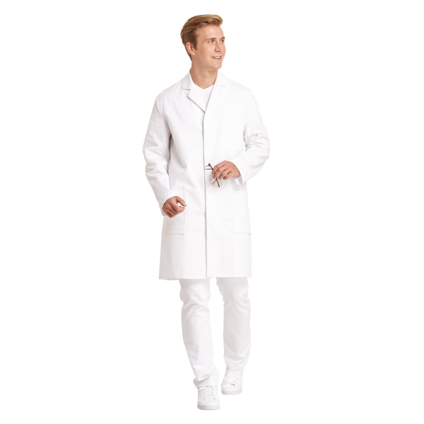 Herrenmantel Modell 12/181 weiss Gr. 54
