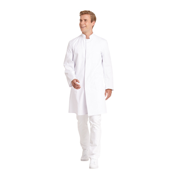 Herrenmantel Modell 12/9920 weiss Gr. 54