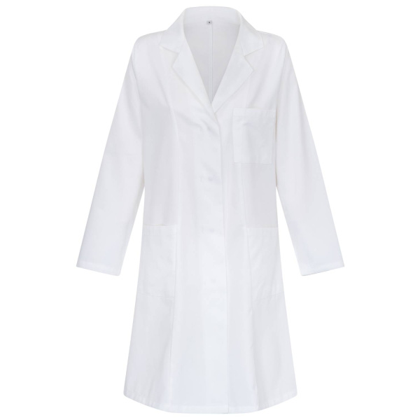 Damen Laborkittel langarm weiss Gr. S