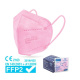 FFP2 Maske pink ohne Ventil, mit Nasenclip für Brillenträger pink