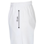 Schwesternhose weiss, blickdicht mit Kordel Gr. 48