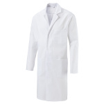 Exner Unisex Laborkittel mit Druckknöpfen weiß XS