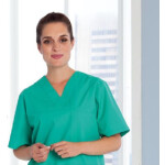 Exner OP-Schlupfkasack orange L