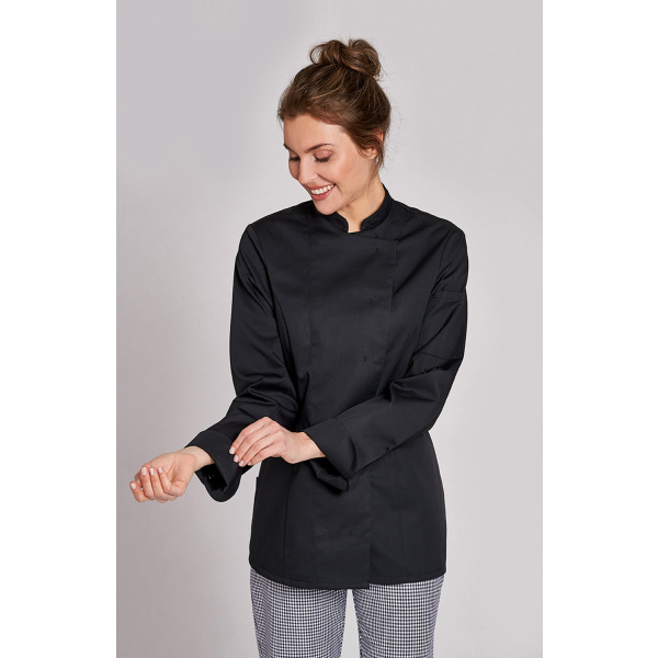 Kochjacke 08/1352 schwarz Gr. 54