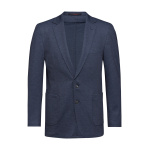 Herren-Jerseysakko RF Modell 1139 blau meliert Gr. 48