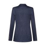 Damen-Jerseylangblazer RF Modell 1449 glencheck blau Gr. 34