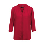 Chiffon-Bluse 3/4 RF Modell 6586 rot Gr. 40