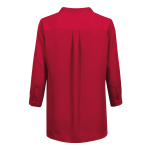 Chiffon-Bluse 3/4 RF Modell 6586 rot Gr. 40