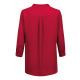 Chiffon-Bluse 3/4 RF Modell 6586 rot Gr. 40