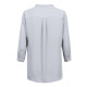Chiffon-Bluse 3/4 RF Modell 6586 silbergrau Gr. 42