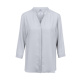 Chiffon-Bluse 3/4 RF Modell 6586 silbergrau Gr. 36