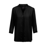 Chiffon-Bluse 3/4 RF Modell 6586 schwarz Gr. 52