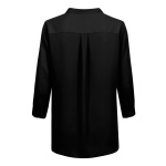Chiffon-Bluse 3/4 RF Modell 6586 schwarz Gr. 52