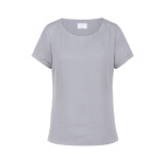 Chiffon-Bluse 1/4 RF Modell 6577 silbergrau Gr. 52