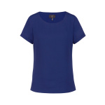 Chiffon-Bluse 1/4 RF Modell 6577 marine Gr. 50
