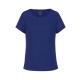 Chiffon-Bluse 1/4 RF Modell 6577 marine Gr. 50
