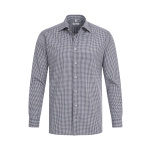 Greiff Herren-Hemd Modell 6667 vichy karo schwarz Gr. 47/48