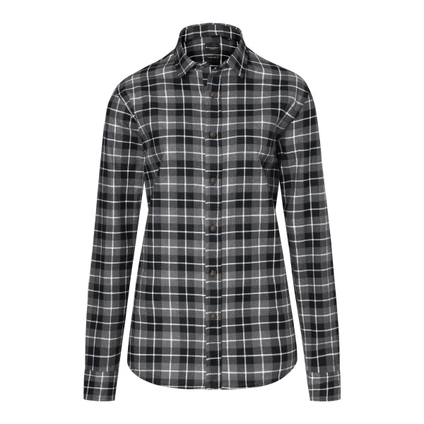 Damen Karobluse Urban-Flair Modell BF7 schwarz Gr. 2XL