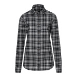 Damen Karobluse Urban-Flair Modell BF7 schwarz Gr. 2XL
