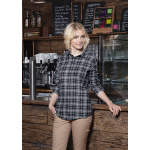 Damen Karobluse Urban-Flair Modell BF7 schwarz Gr. 2XL