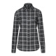 Damen Karobluse Urban-Flair Modell BF7 schwarz Gr. 2XL