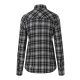 Damen Karobluse Urban-Flair Modell BF7 schwarz Gr. 2XL