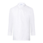 Langarm Überwurf-Kochhemd Basic Modell BJM4 weiß Gr. 4XL