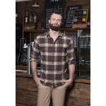 Herren Karohemd Urban-Trend Modell BM9 sahara Gr. M