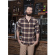 Herren Karohemd Urban-Trend Modell BM9 sahara Gr. M