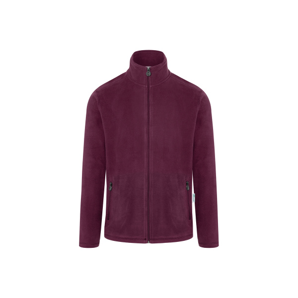 Herren Workwear Fleecejacke Warm-Up Modell JM37 aubergine Gr. 4XL