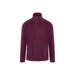 Herren Workwear Fleecejacke Warm-Up Modell JM37 aubergine Gr. 4XL