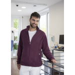 Herren Workwear Fleecejacke Warm-Up Modell JM37 aubergine Gr. 4XL
