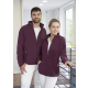 Herren Workwear Fleecejacke Warm-Up Modell JM37 aubergine Gr. 4XL