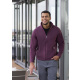 Herren Workwear Fleecejacke Warm-Up Modell JM37 aubergine Gr. 4XL