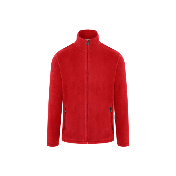 Herren Workwear Fleecejacke Warm-Up Modell JM37 rot Gr. 4XL