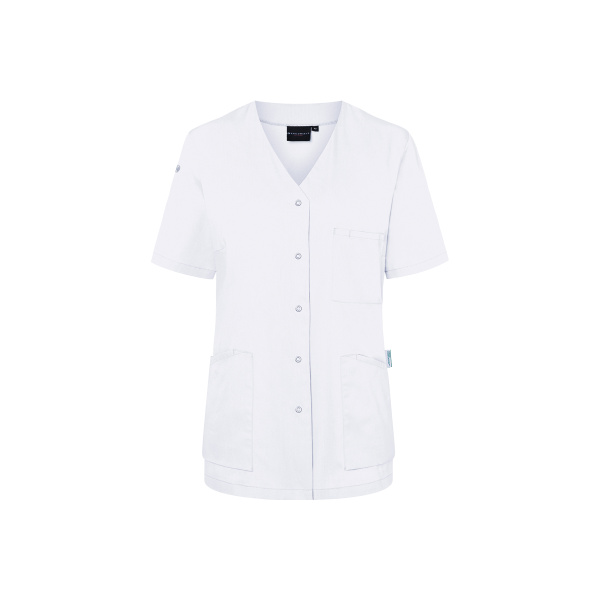 Kurzarm Damenkasack Essential Modell KS63 weiß Gr. 40