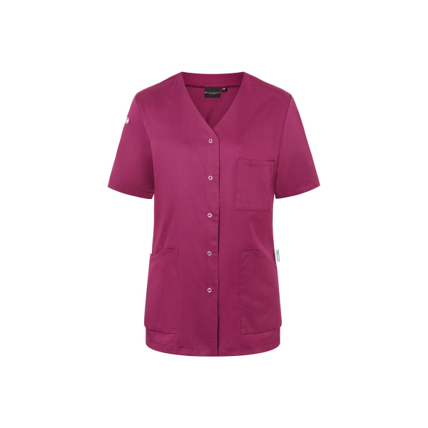 Kurzarm Damenkasack Essential Modell KS63 fuchsia Gr. 46