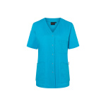 Kurzarm Damenkasack Essential Modell KS63 pazifikblau Gr. 46