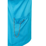 Kurzarm Damenkasack Essential Modell KS63 pazifikblau Gr. 46