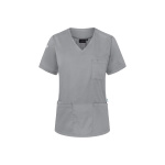 Kurzarm Damen-Schlupfkasack Essential Modell KS66 platingrau Gr. 2XL