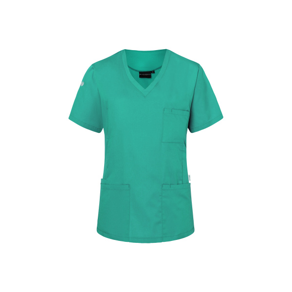 Kurzarm Damen-Schlupfkasack Essential Modell KS66 smaragdgrün Gr. M