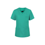 Kurzarm Damen-Schlupfkasack Essential Modell KS66 smaragdgrün Gr. M