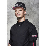 Flat Cap ROCK CHEF®-Stage2 Modell RCKM14 schwarz