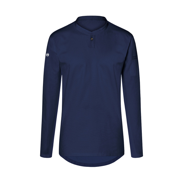 Langarm Damen-Arbeitsshirt Performance Modell TF4 marine Gr. XS