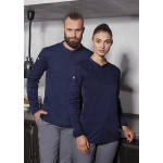 Langarm Damen-Arbeitsshirt Performance Modell TF4 marine Gr. XS
