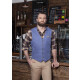 Herrenweste Jeans-Style Modell WM3 vintage blue Gr. 46